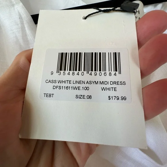 DISSH White linen Dress - Picture 4 of 6